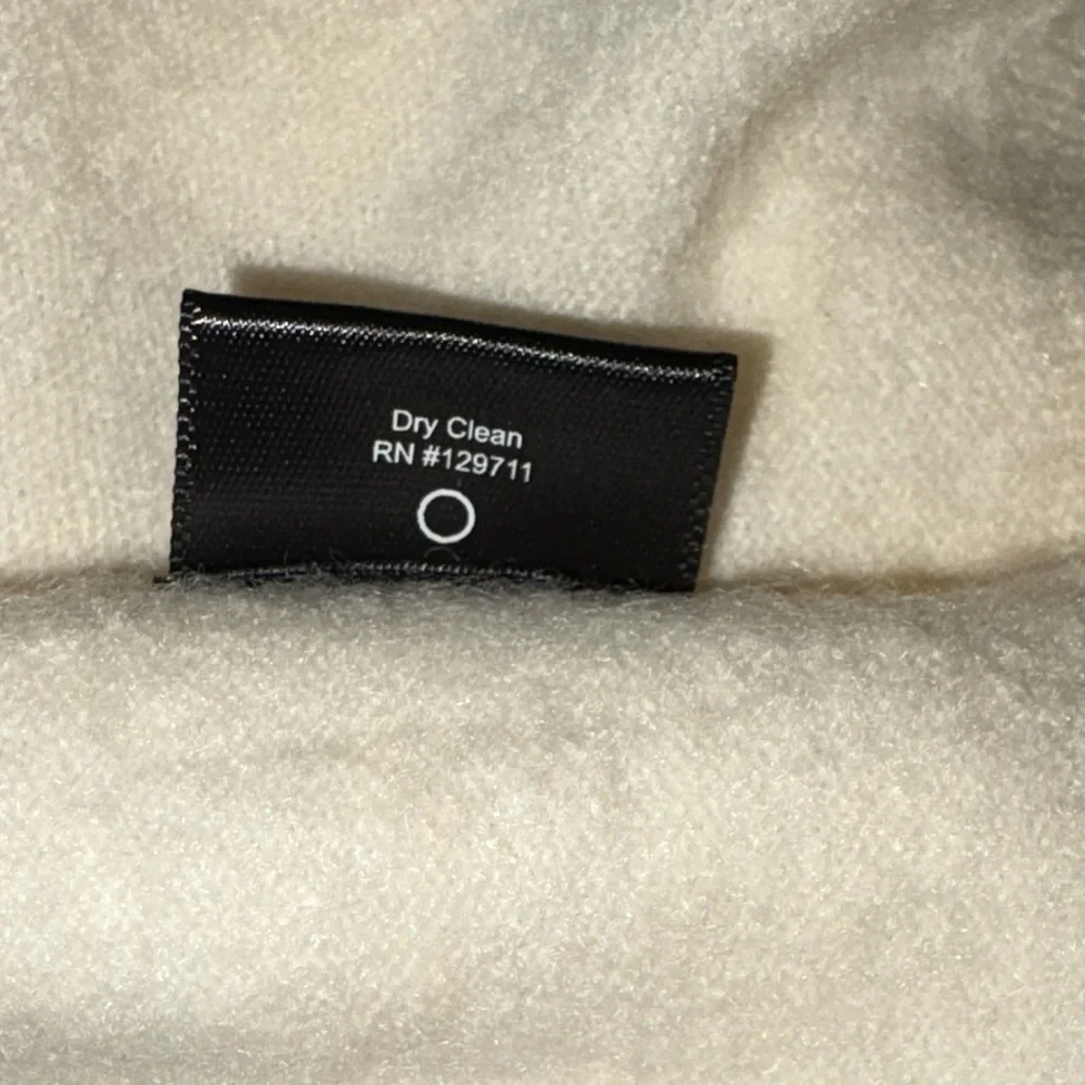 Jenni Kayne Ivory Cashmere Blend Oversized Crewneck Sweater - L
